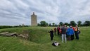 Dolmengöttin und Warteturm in Langeneichstädt